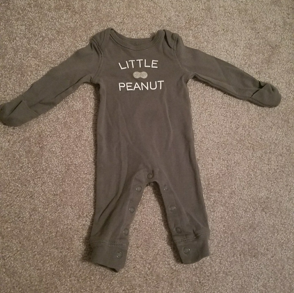 "Little Peanut" newborn outfit